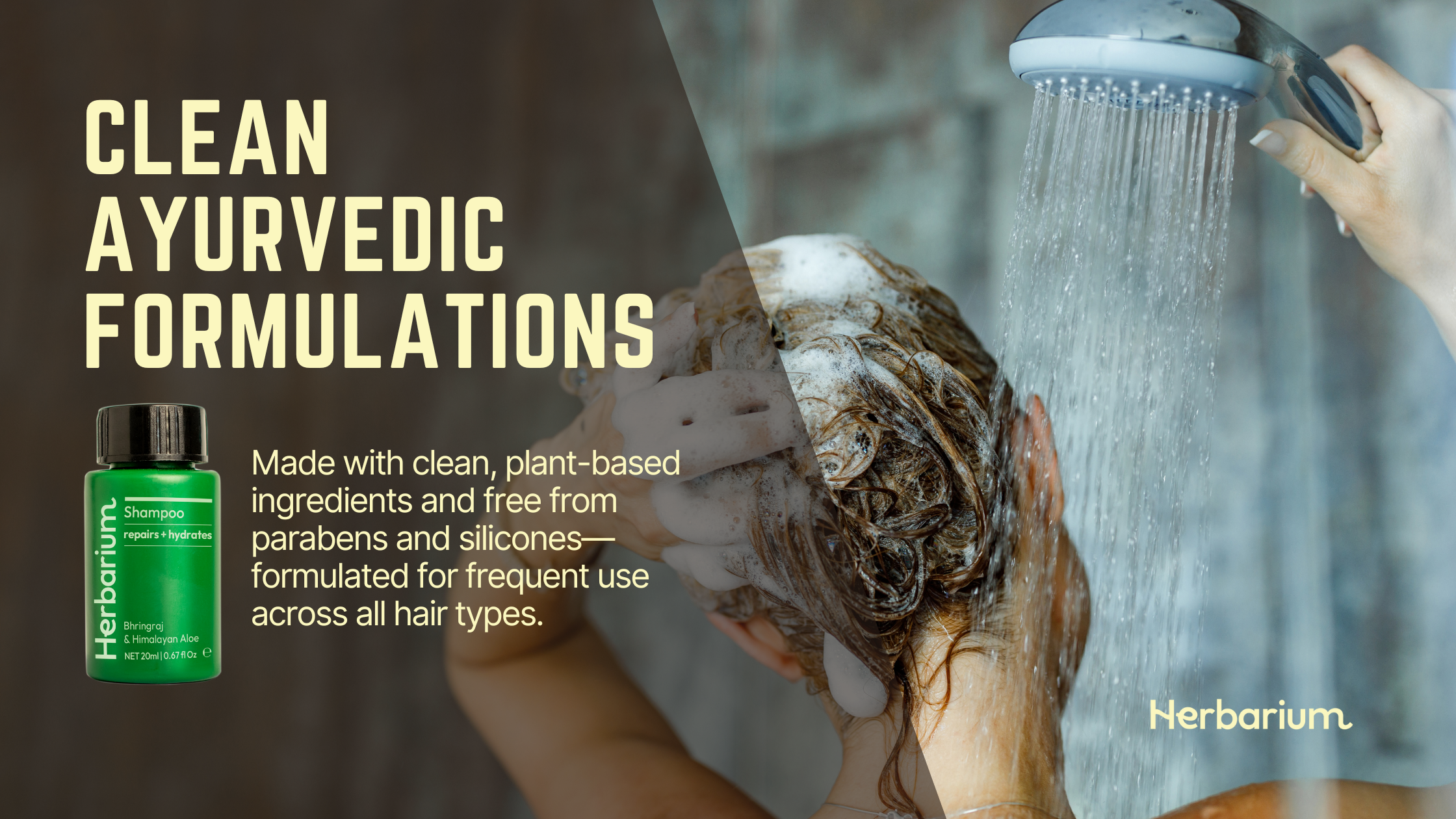 Herbarium Shampoo with Bhringraj and Himalayan Aloe ā Ayurvedic hotel toiletries