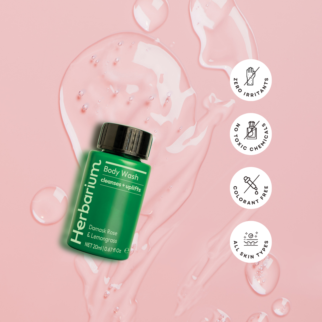 Hotel Toiletries - Body Wash 20ml | Damask Rose & Lemongrass