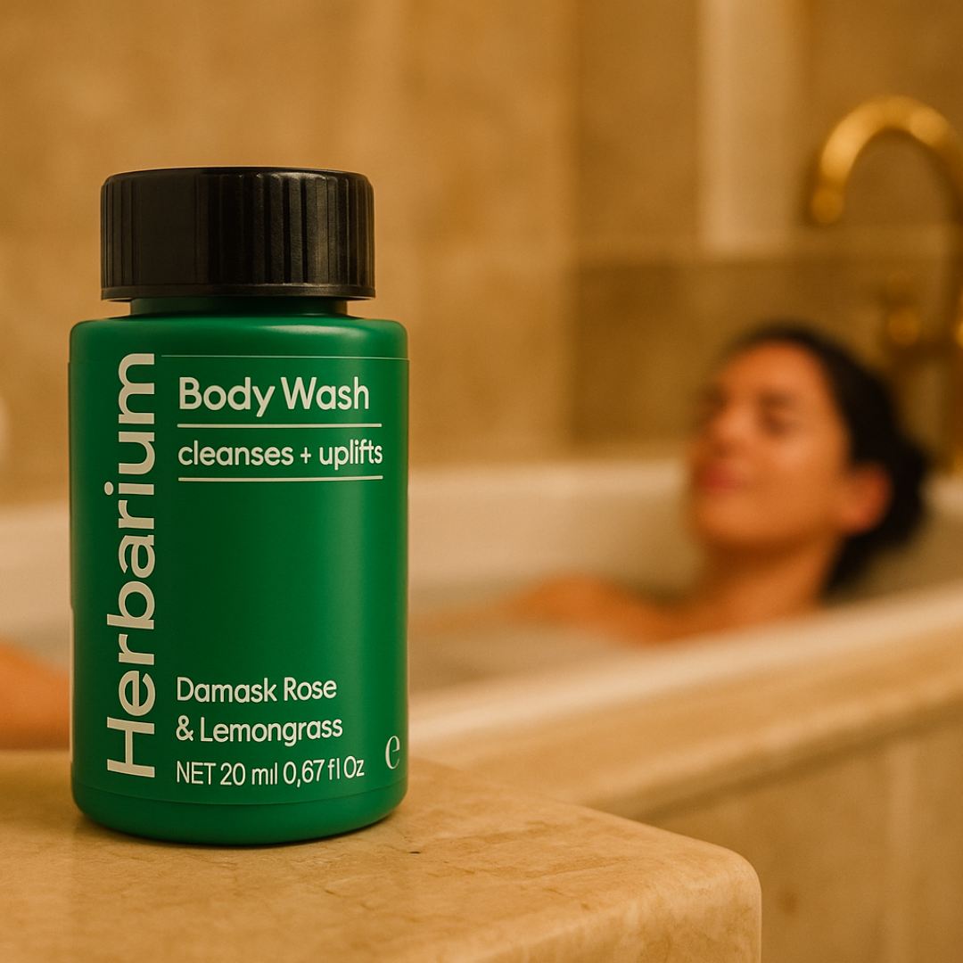 Hotel Toiletries - Body Wash 20ml | Damask Rose & Lemongrass