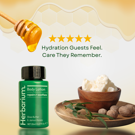 Body Lotion for Hotels – 5 LTR Institutional Pack | Shea Butter + Jamun Honey